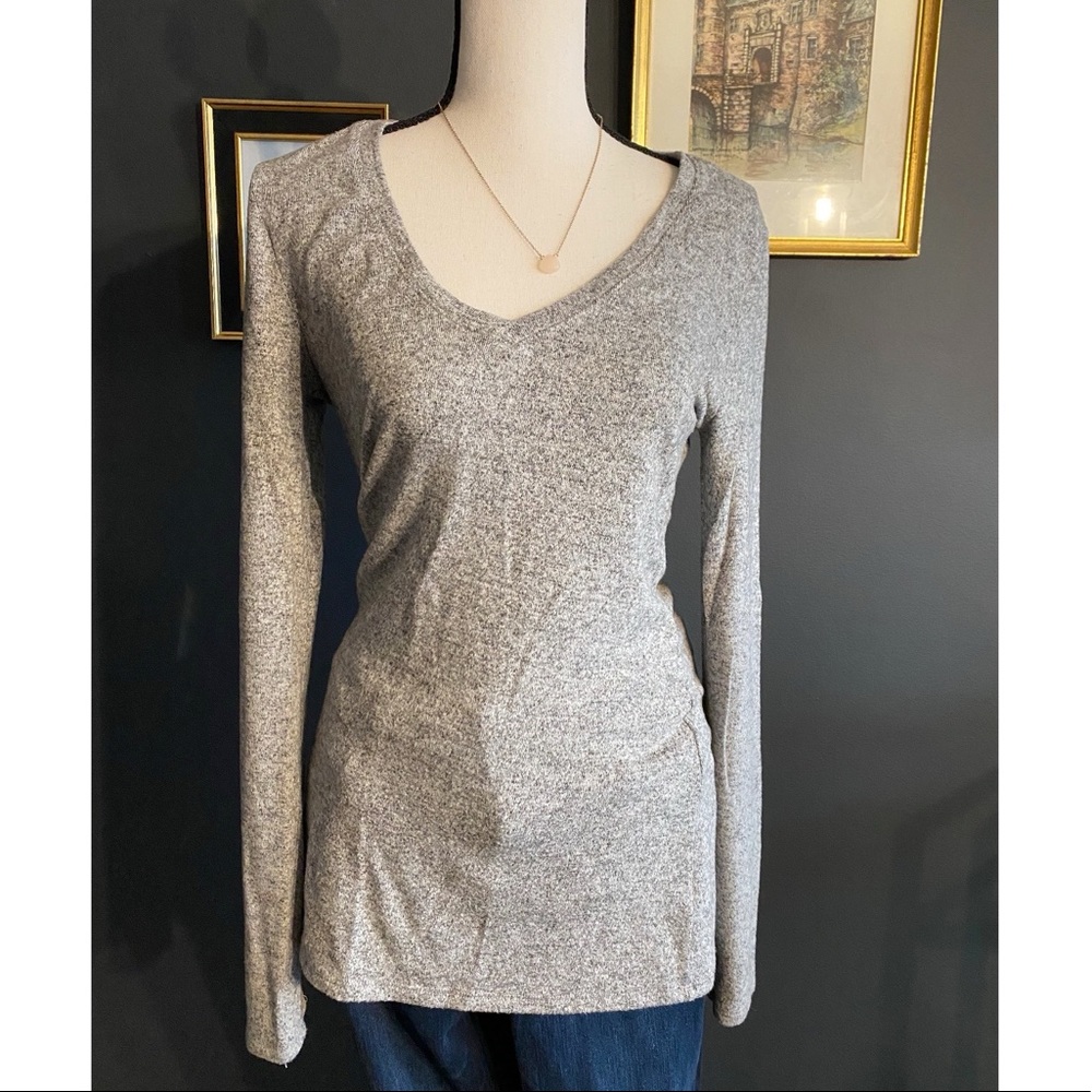 Express One-Eleven Grey Long Sleeve